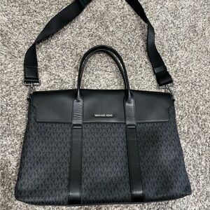 Michael Kors Black and Gray Men's Briefcase